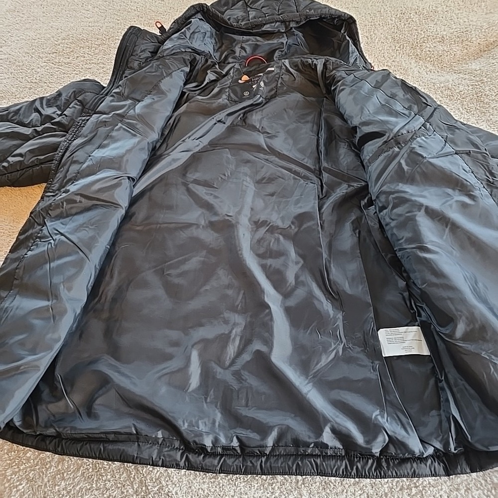 HFX Outdoors Men's Onion‎ Quilted Water Resistant Puffer Coat Hooded Black L NWT - Picture 16 of 16